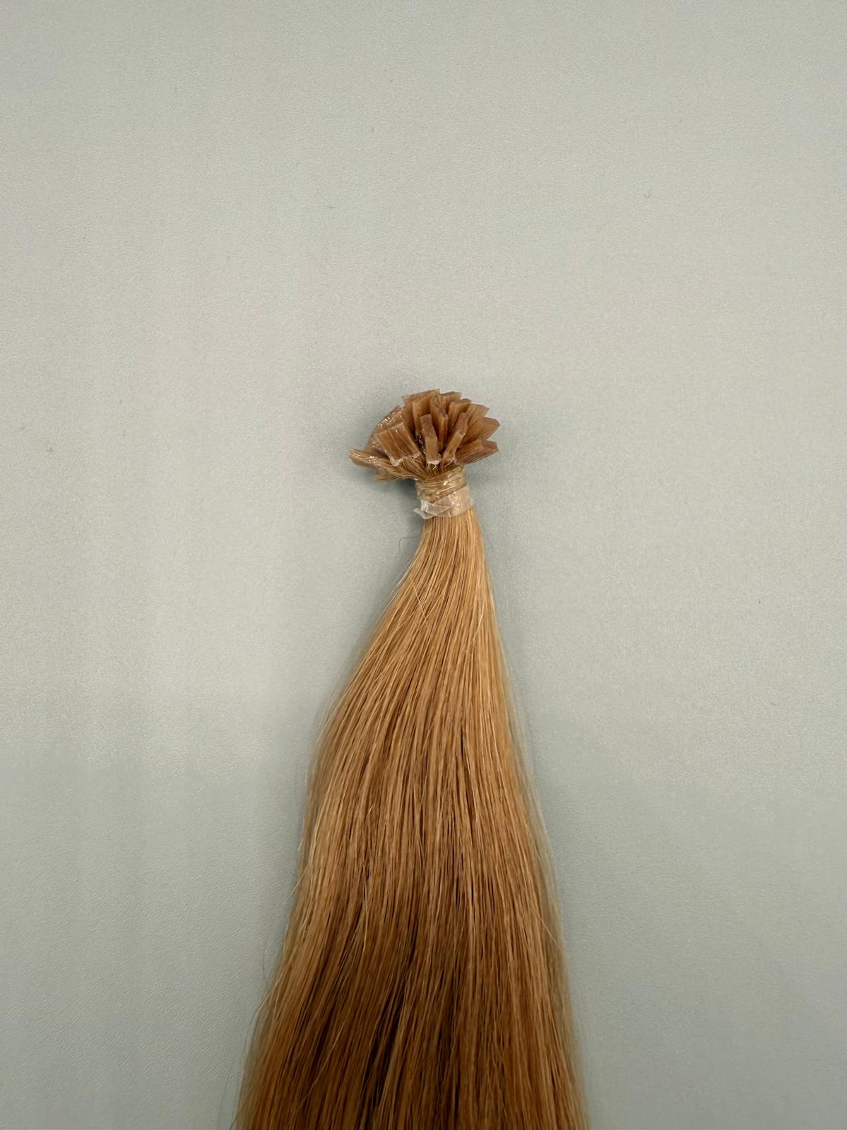Keratin-Bonding Strähne in Beigeblond für präzise Haarverlängerung von ROVIA Hair