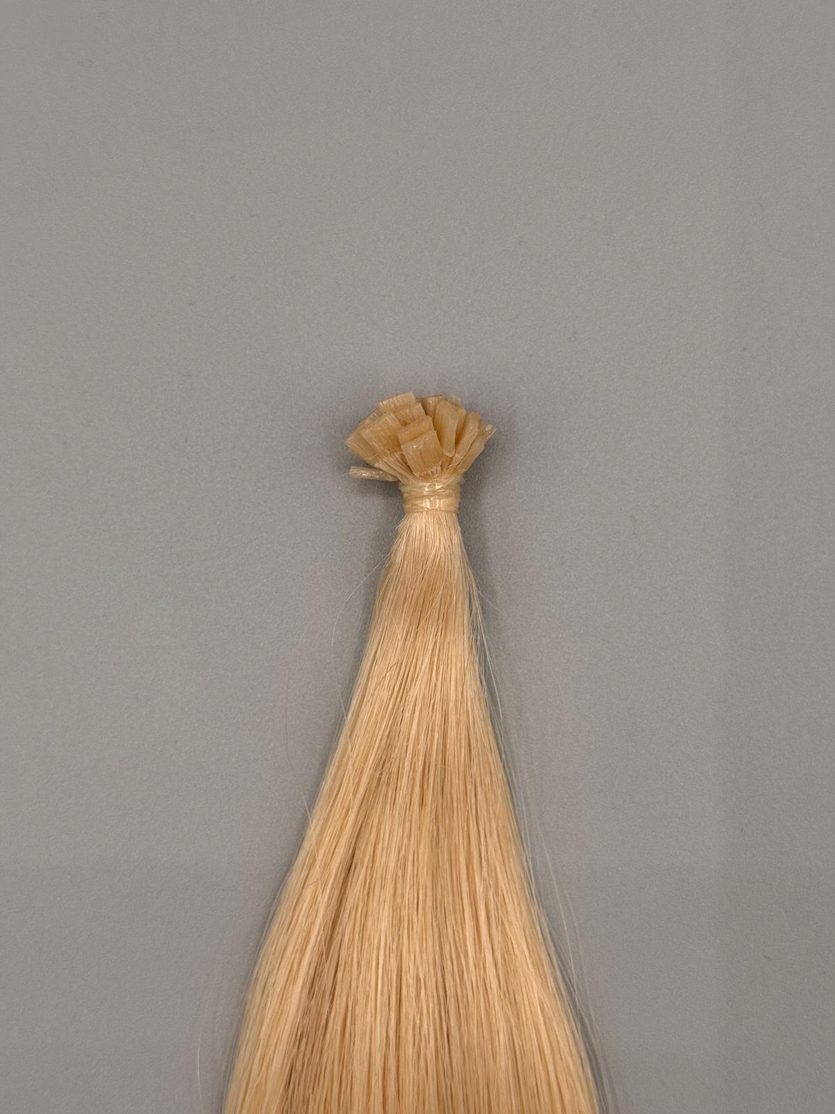 Bonding Extensions Hellblond-Natur 50 cm aus 100 % Remy-Echthaar, ROVIA Hair Basel