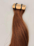 Tape In Extensions Dunkelblond 60 cm aus 100 % Remy-Echthaar für Haarverlängerung, ROVIA Hair Basel