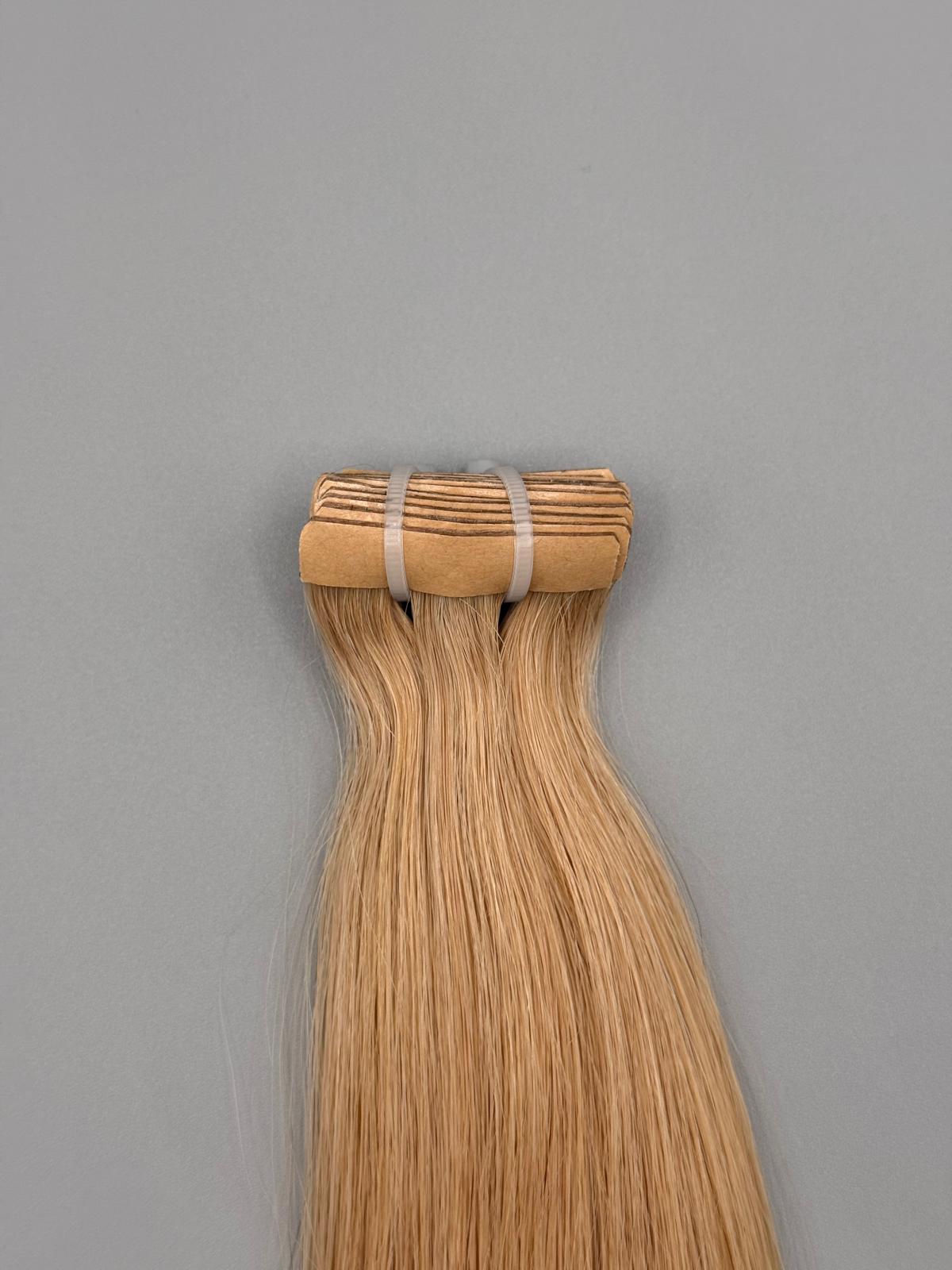 Tape In Extensions Hellblond-Asch 60 cm aus 100 % Remy-Echthaar, ROVIA Hair Basel