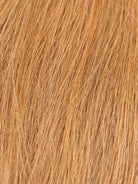 Nahaufnahme der Echthaar-Struktur von Bonding Extensions in Beigeblond-Gold