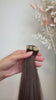 Tape In Extensions Haselnussbraun aus Echthaar von ROVIA Hair Basel im Video